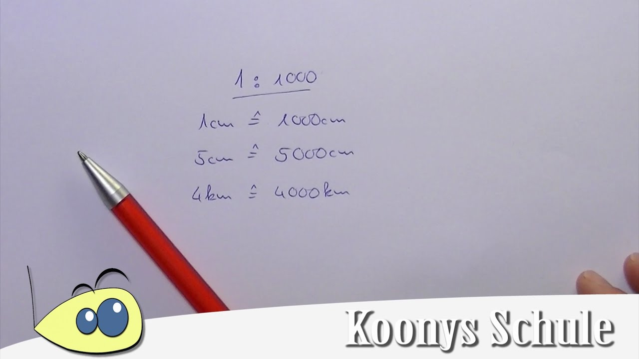 Was ist der Maßstab?  Ultra kurze Erklärung in #oneminute