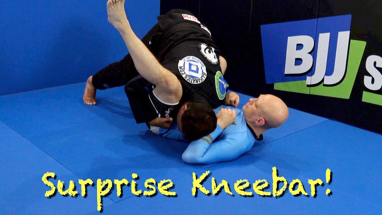 Surprise Kneebar from Top Half Guard