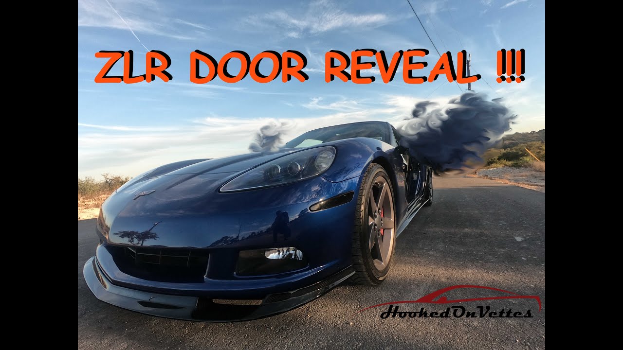 ZLR (McLaren) Door REVEAL!!  ZLR Doors Installed on C6 Corvette!!!! Video 2 of 2