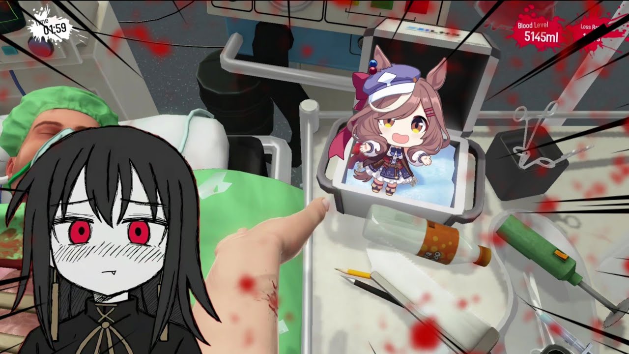 【放送事故】Mati-chan and Zuki *treating* patients  / Surgeon Simulator