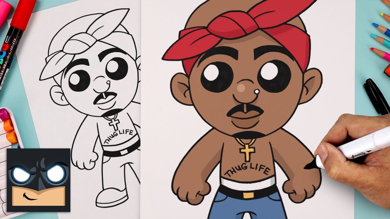 How To Draw Tupac Shakur