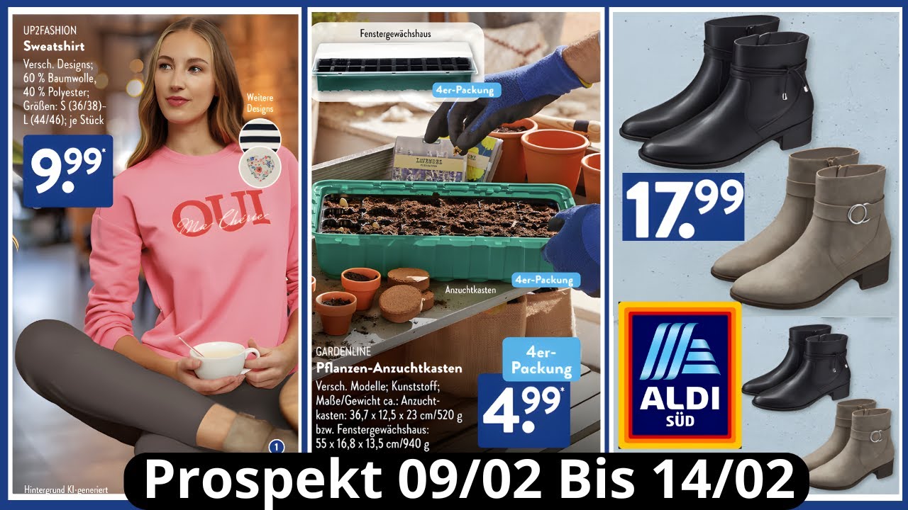 ALDI S&Uuml;D Prospekt der Woche | Angebote ab 09/02/2026 BIS 14/02/2026  Rabatt Deals DE #katalog #aldi