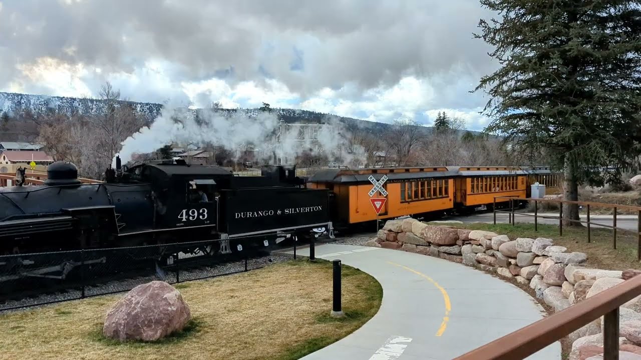 Durango Silverton 493 Spring 2023!  Heading up to Cascade Canyon!