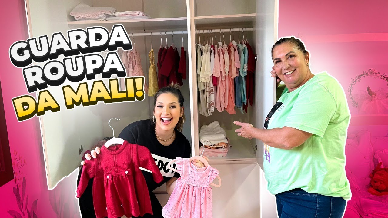ARRUMAMOS O GUARDA ROUPA DA MARIA ALICE!!