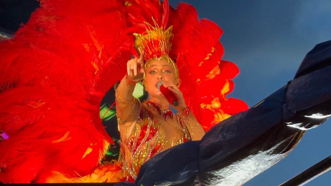Así el Segundo Gran desfile y  Yuri en el carnaval de Veracruz 2024