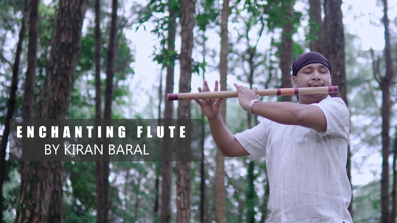 ENCHANTING FLUTE | SOULFUL FLUTE BY KIRAN BARAL | KRISHNA MUSIC | INSTRUMENTAL MUSIC