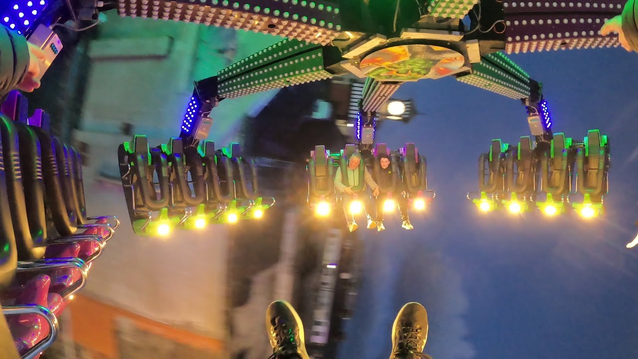 Beast- (Owen Curry) onride Curry's Fun Park Portrush March 2024 [Night ride]