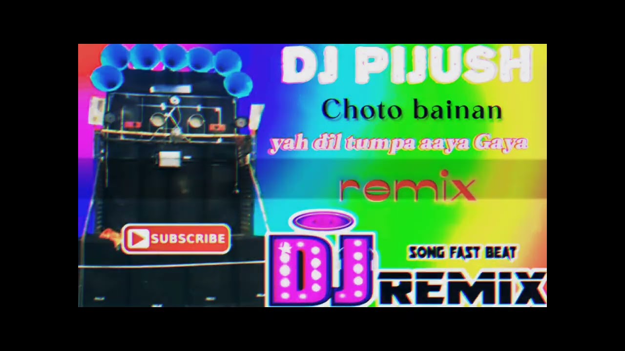 yah Dil tumpe aa Gaya dj || bollywood remix song (Indian Remix) mixed by DJ PIJUSH CHOTO #djpijush