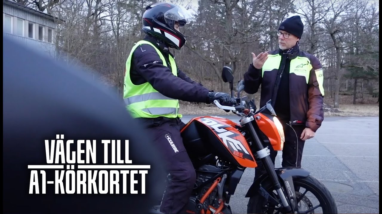 6. Att ta lektioner – Vägen till A1-körkort