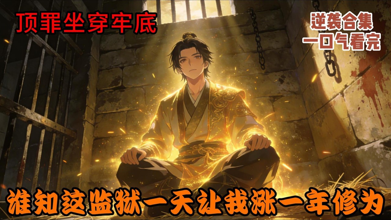 【一口氣看完】頂罪坐穿牢底，誰知這監獄一天讓我漲一年修爲#小说推荐 #小说漫画 #二次元原创 #玄幻小說 #动画推荐
