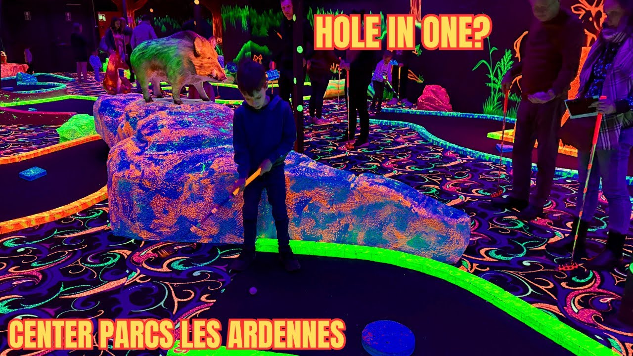 DRONEBEELDEN UIT CENTER PARCS LES ARDENNES EN HOLE IN ONE?