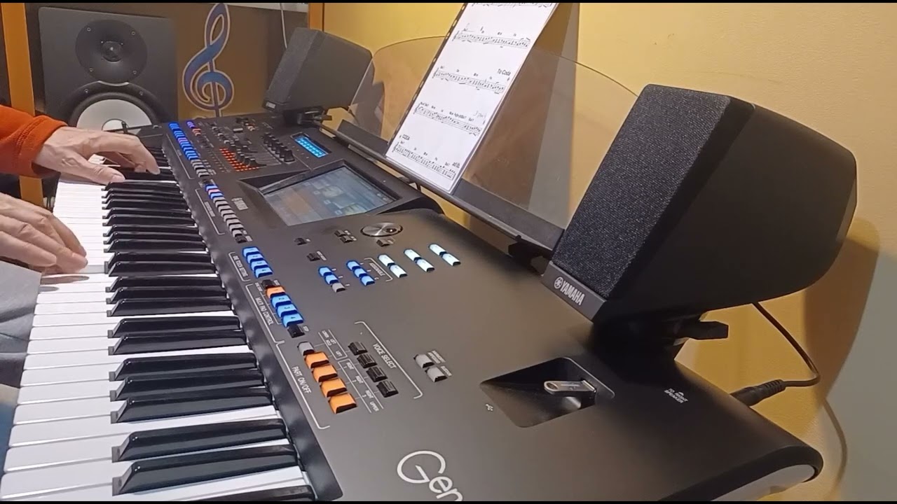 Adieu jolie Candy Jean-François Michaël played on Yamaha Genos 2