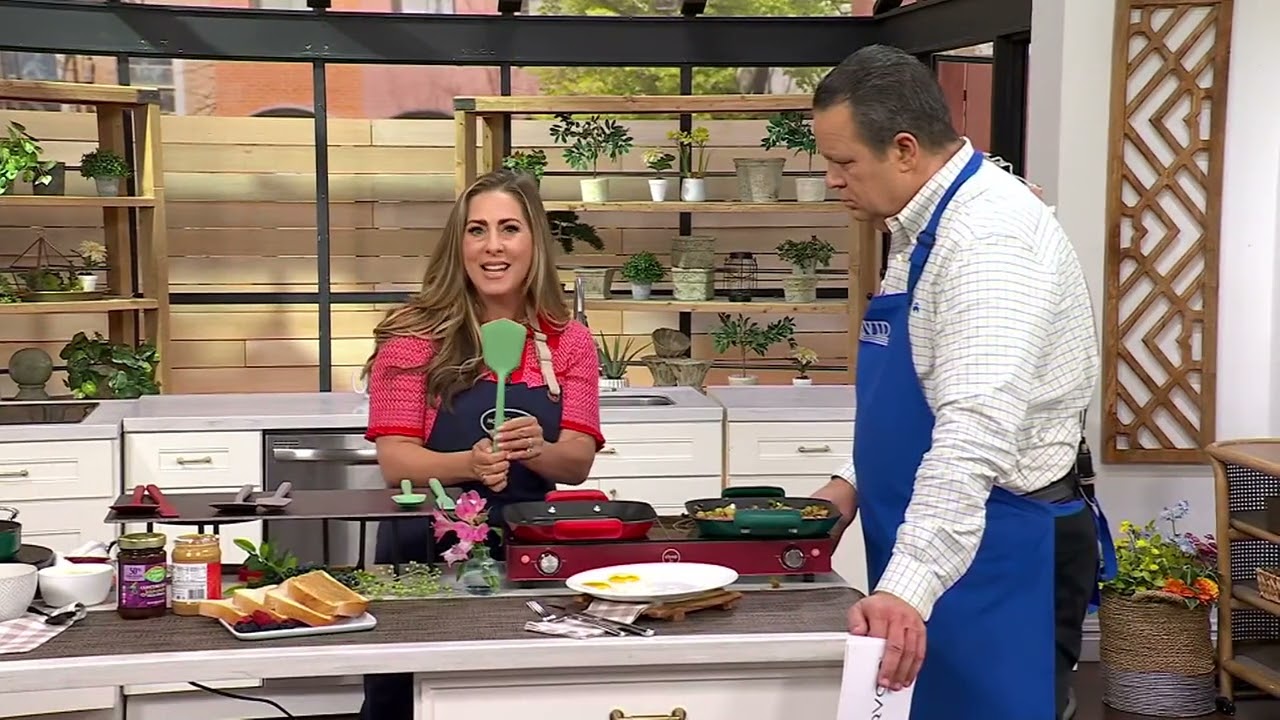 Good Housekeeping 3pc Silicone Baking Tool Set on QVC
