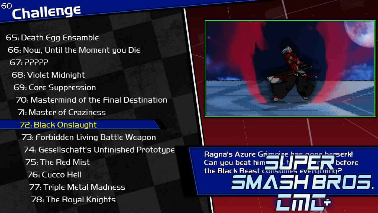 Super Smash Bros Crusade CMC+ V8 - Challenge 72 - Unlock Susanoo