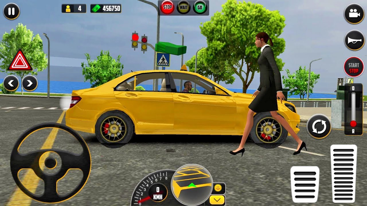 HQ Taxi Driving 3D Taxi Game #6 - Android gameplay