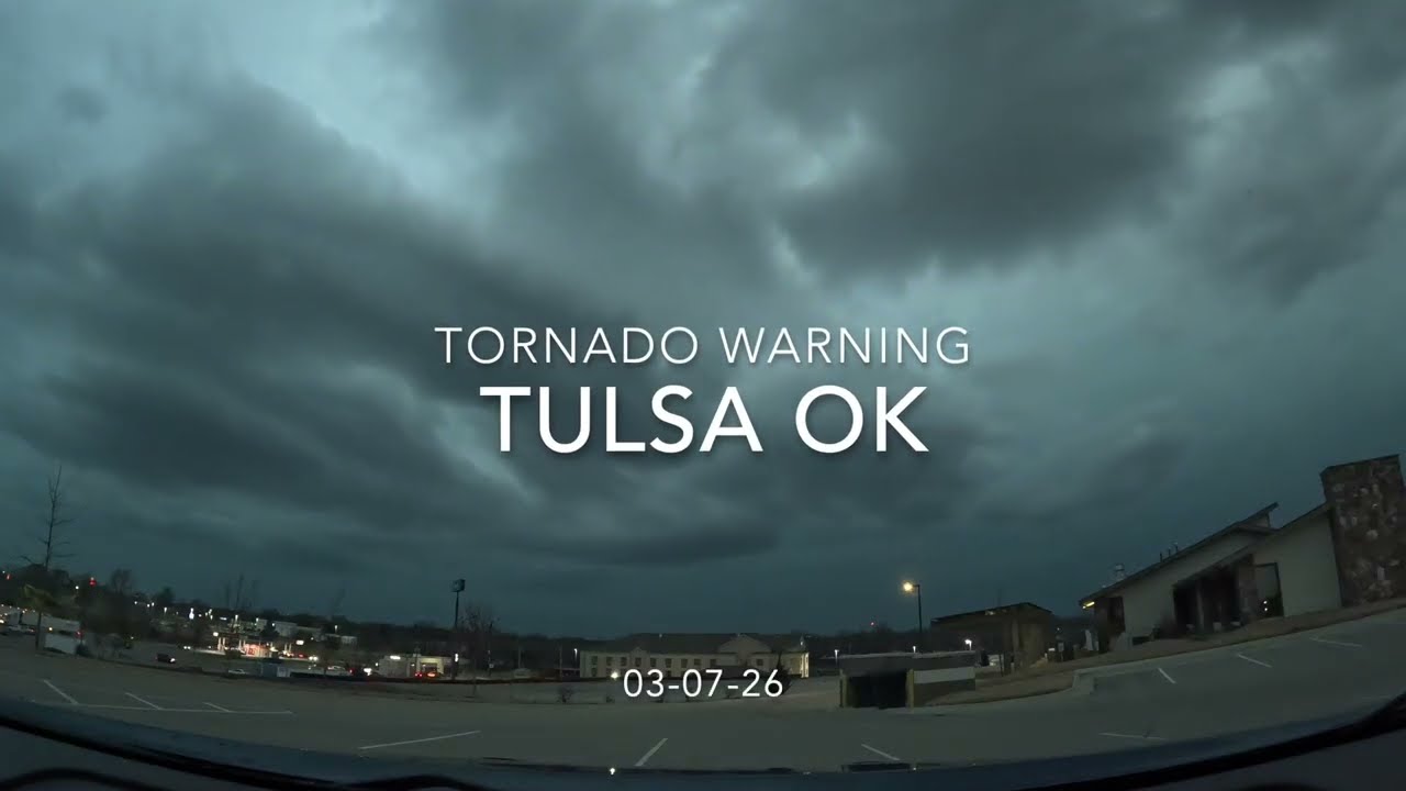 Tornado Touches Down Just South of Us | Time-Lapse Near Tulsa, Oklahoma 3--7-26.