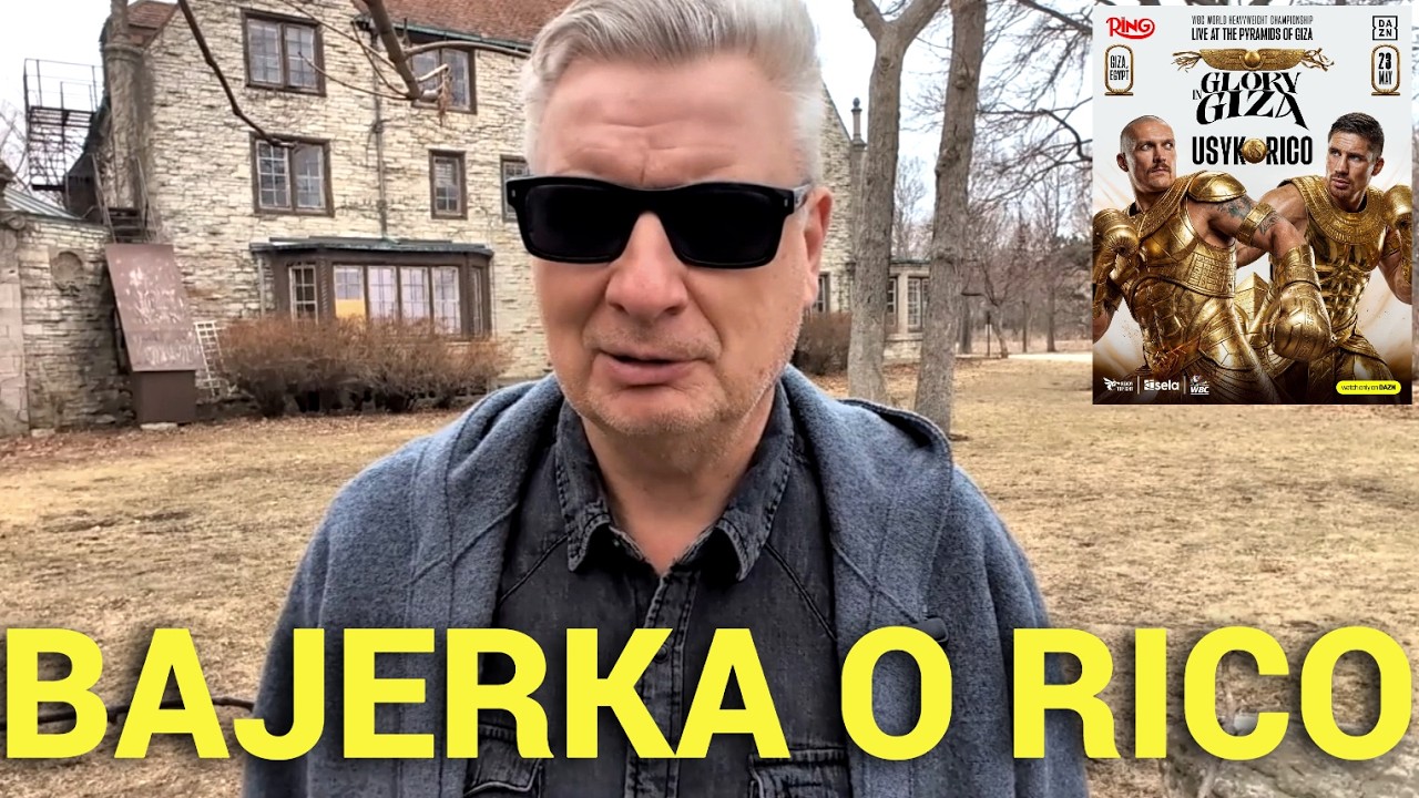 🚨BAJERKA O RICO: 13 DO 1 UNDERDOG ALE WODĘ Z MÓZGU NAM ROBIĄ: USYK Z RICO O PAS BO TO SILNY RYWAL