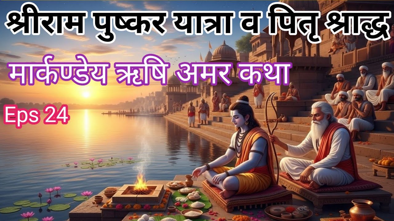 मार्कण्डेय ऋषि अमर कथा | श्रीराम पुष्कर यात्रा व पितृ श्राद्ध | अध्याय 24