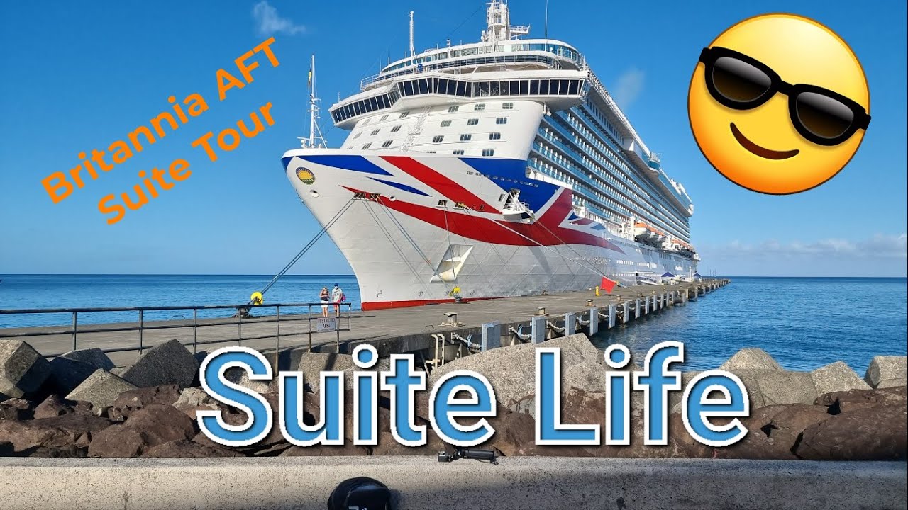 P&O Britannia Aft Suite G732 New Video Tour in 4K.