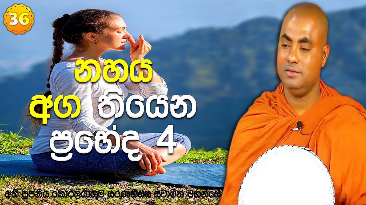 ඥාණ සම්ප්‍රයුක්ත චිත්තයෙන් ආශ්වාස ප්‍රාශ්වාස කිරීම ප්‍රකට කර ගැනීම | සතිපට්ඨාන ධර්ම දේශනා (𝟑𝟔)