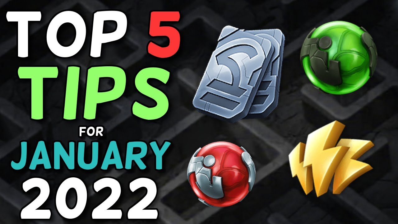 Grab More Units, Revives and Health Potions | Top 5 Tips For January | Marvel Contest of Champions