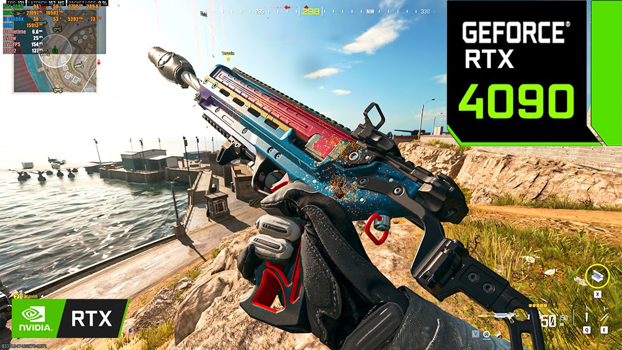 Call of Duty Warzone 3: RTX 4090 24 ГБ (максимальные настройки 4K RTX ВКЛ. / DLSS ВКЛ.)