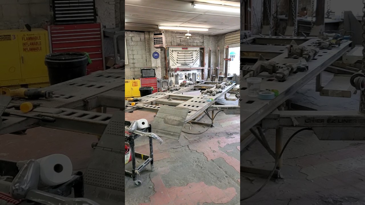 Chief EZ Liner Frame Straighter Bench Rack Auto Body Machine Walkaround #bodywork