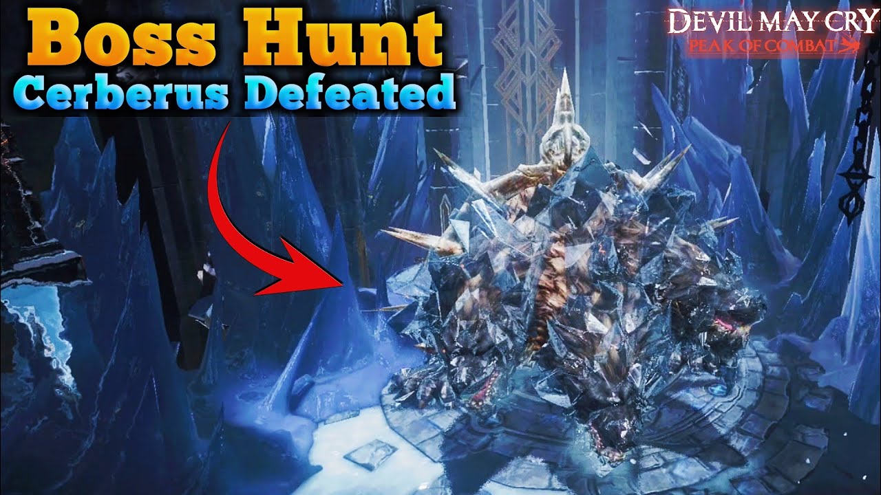 Boss Hunt Cerberus Defeat | Freezing Tempest | Devil May Cry Peak of Combat DMC POC | The KiLLeR.