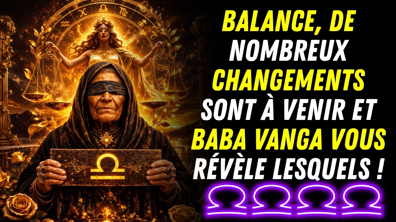 Baba Vanga Sur 2026 : Balance, Ce Changement Radical Que Personne Ne Vous A Encore Dit…