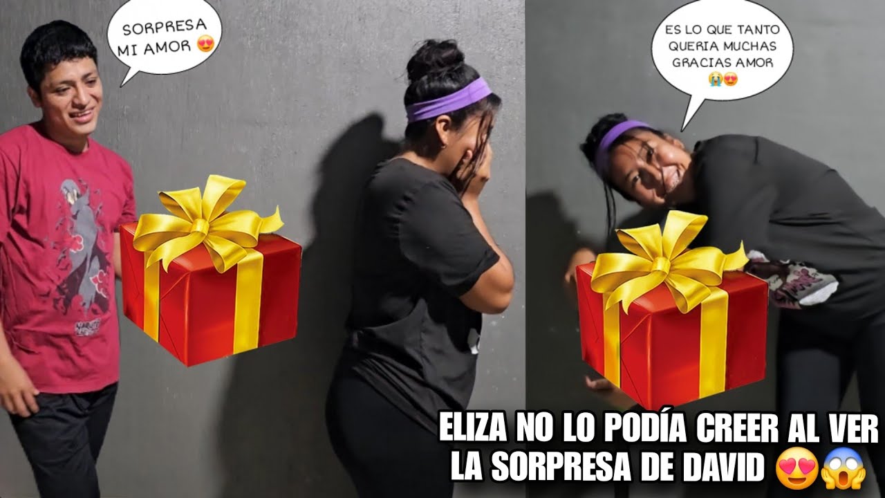 DAVID Sorprendió a Eliza Con Este Tremendo Detalle, Ella Quedo Sin Palabras 😭😱