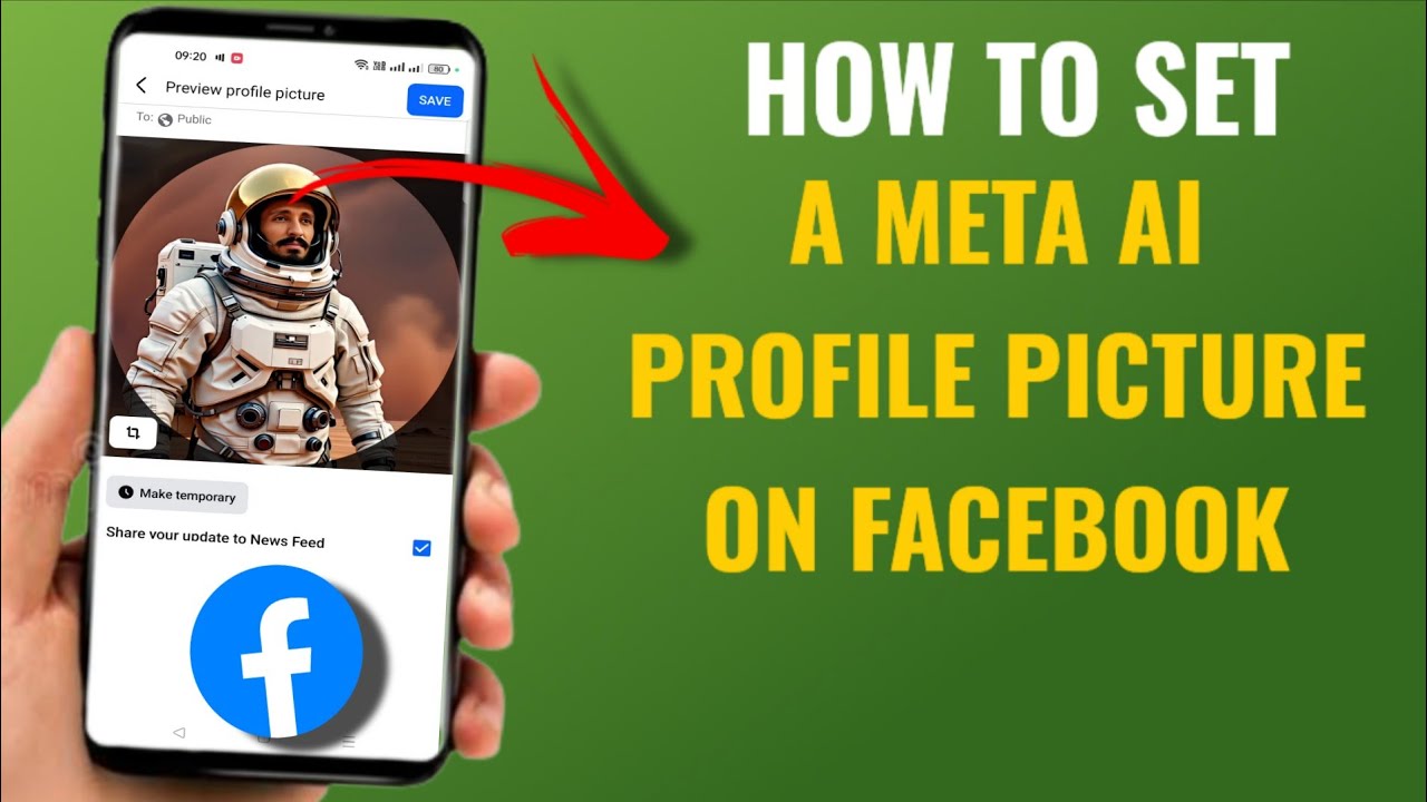 How to Set a Meta AI Profile Picture on Facebook | Easy Step-by-Step Tutorial in English