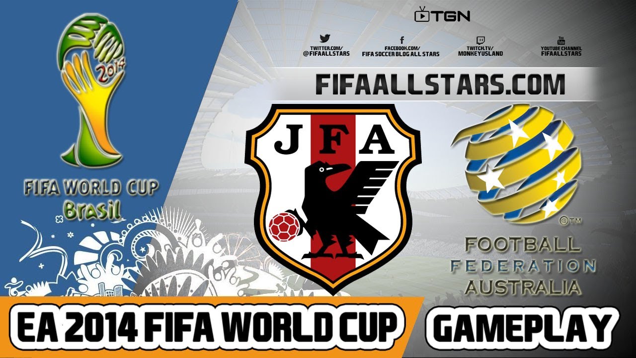 EA 2014 FIFA World Cup Gameplay Japan Vs Australia - FIFAALLSTARS.COM