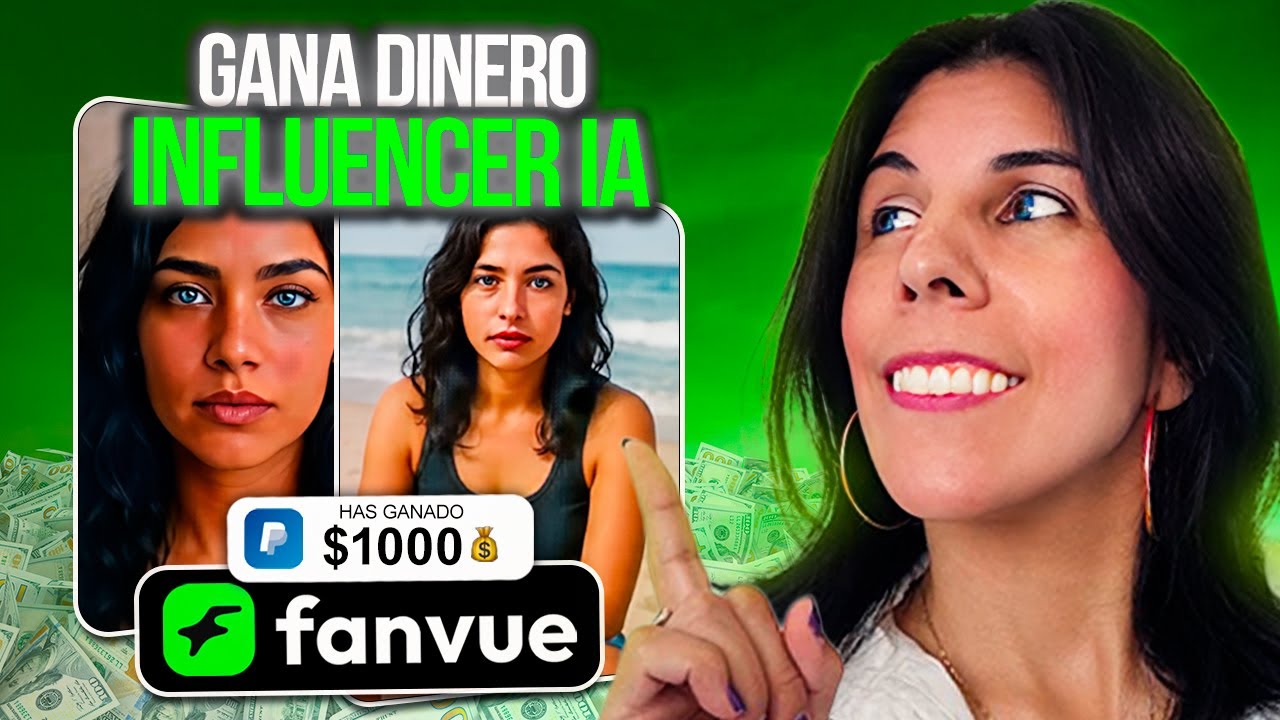 🚀C&oacute;mo monetizar tu influencer IA en Fanvue [💰Respondo TODO]