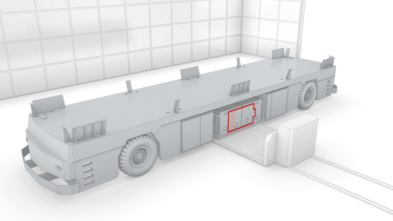 Fast charging and battery swapping on Automated Guided Vehicles | Stäubli