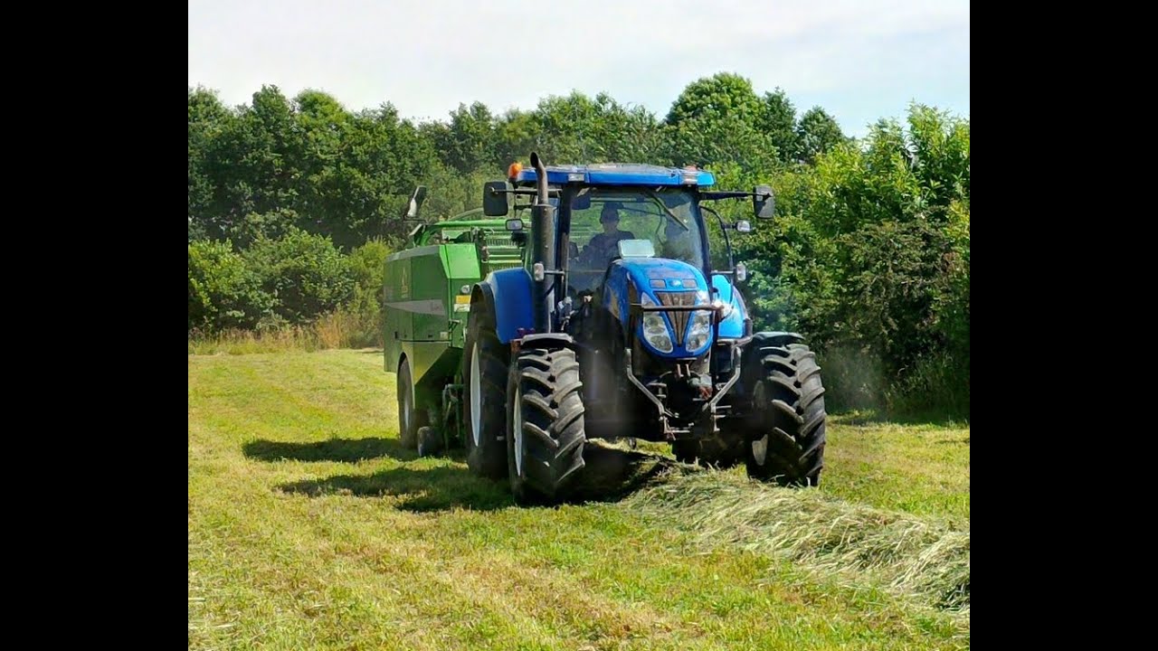 Enrubannage 2015 - New Holland T6080 & McHale Fusion 2 - Gopro HD