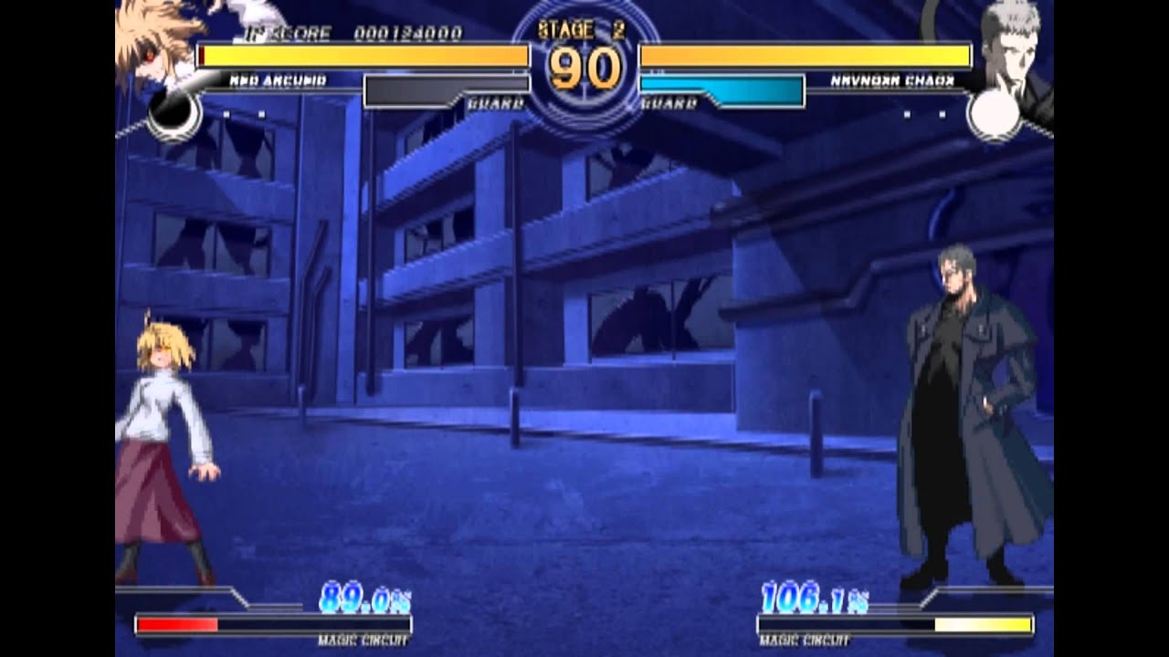 Melty Blood Actress Again Gameplay HD 1080p PS2