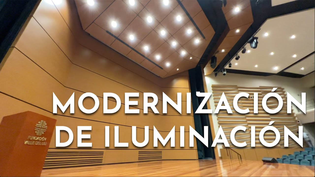 Iluminación Auditorio Carlos Ardila Lülle Fundación Valle del Lili