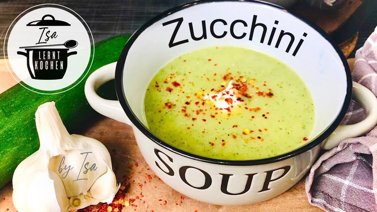 Einfaches Zucchini-Suppen Rezept | 15min. Kochzeit