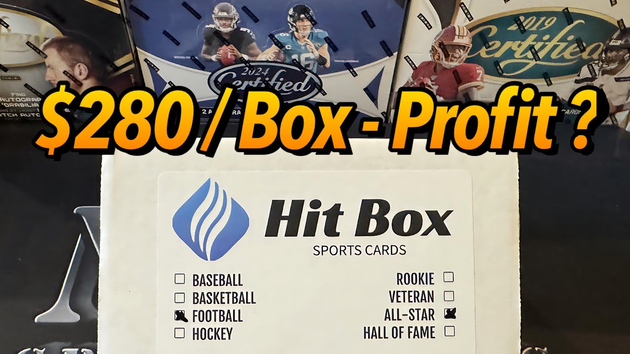 High-End Packs + Guaranteed Hit! Hit Box Sports Cards - All Star Football – August 2025