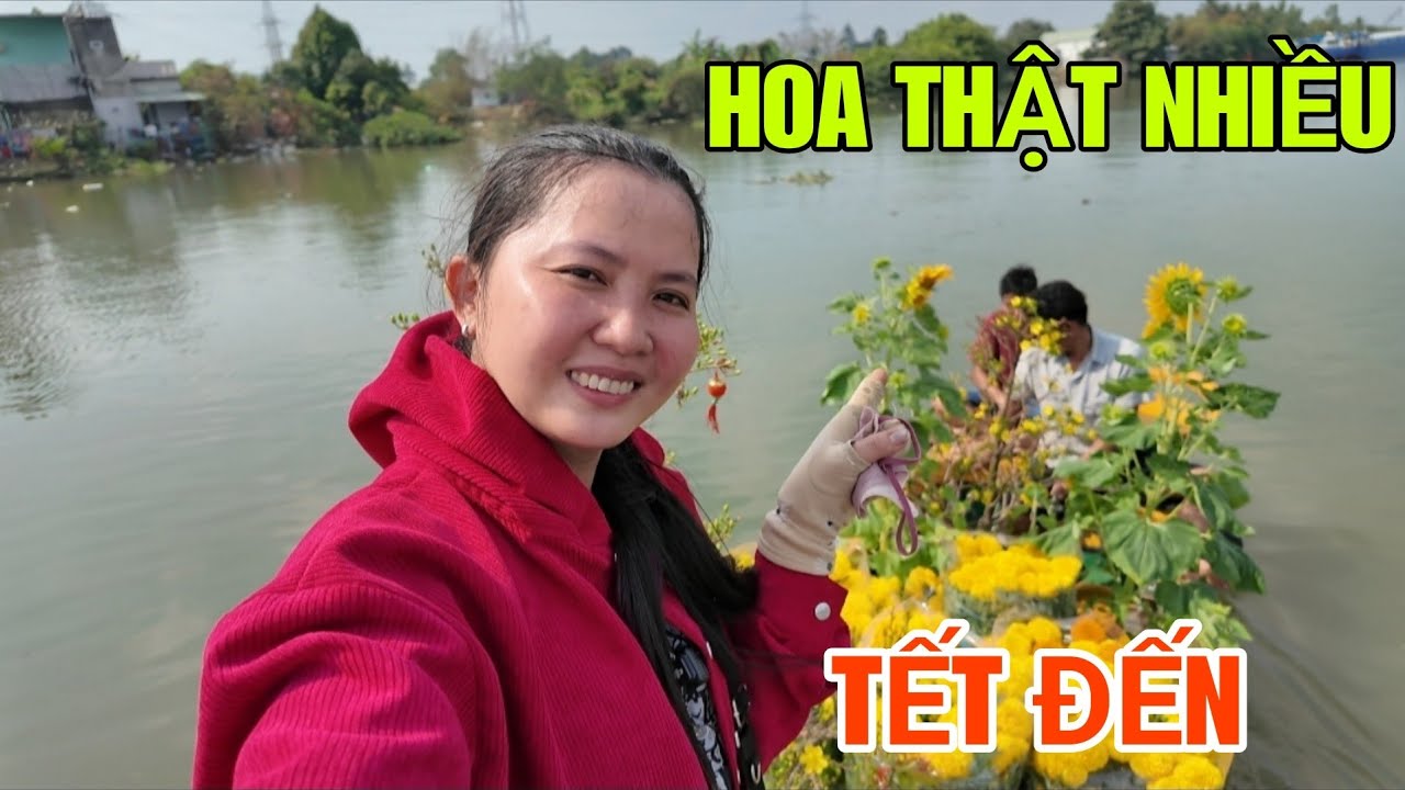 Sà Lan Chạy Đi Đồng Nai, Mừng Tết  Nguyên Đán, Tìm Xe Đi Mua Hoa Trang Trí Sà Lan Thêm Không Khí Tết