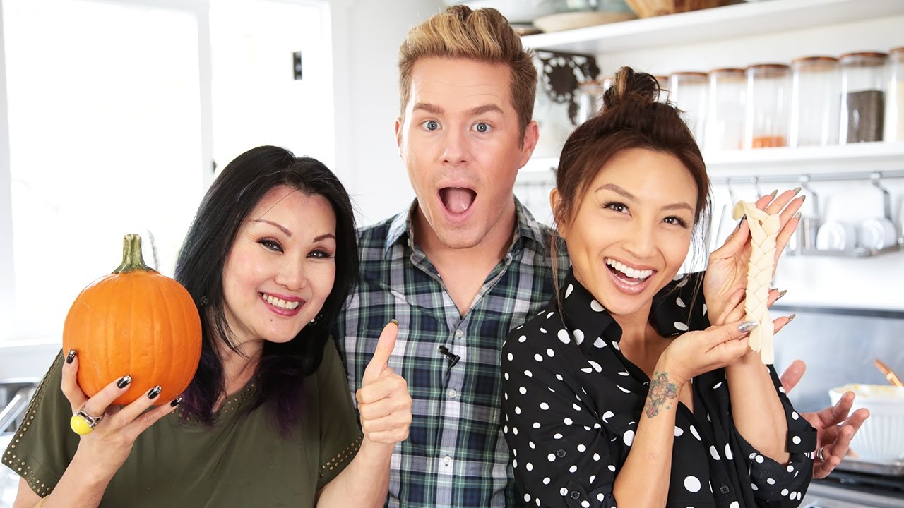 Pumpkin Pie From Scratch With Jeannie Mai & Mamma | Food | Theodore Leaf
