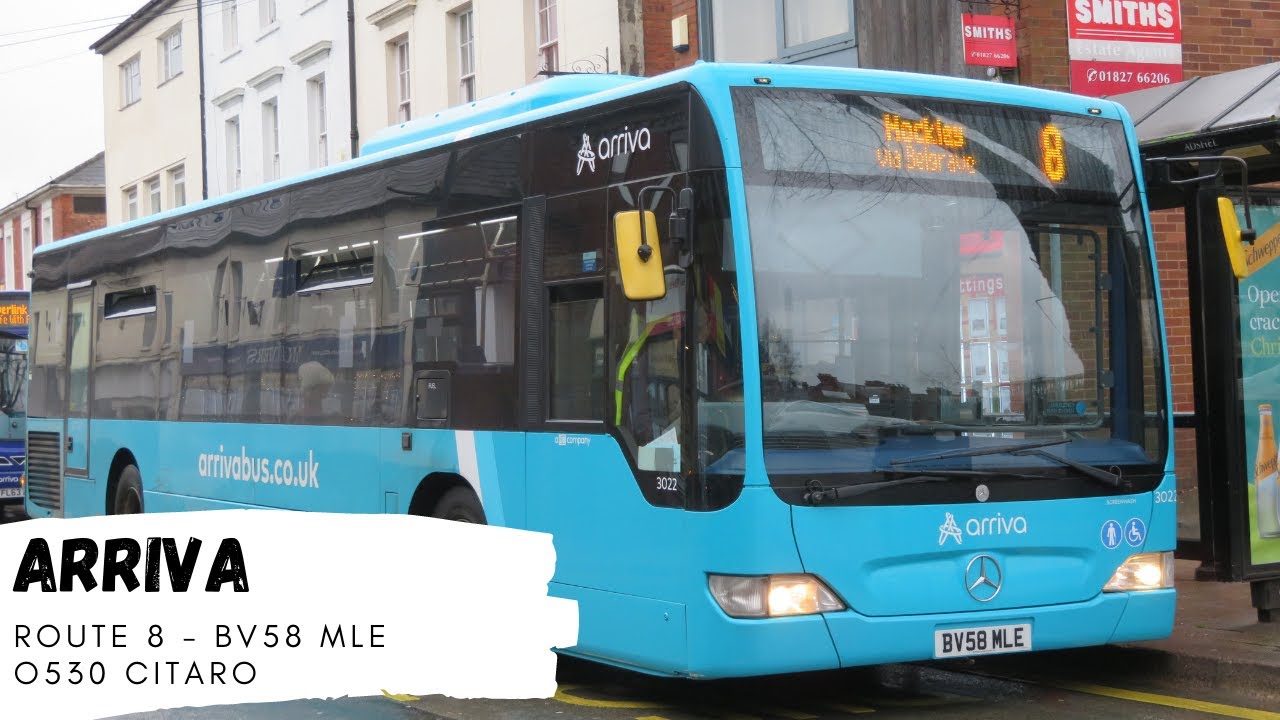 Arriva Midlands | Route 8 - Mercedes-Benz O530 Citaro [3022]