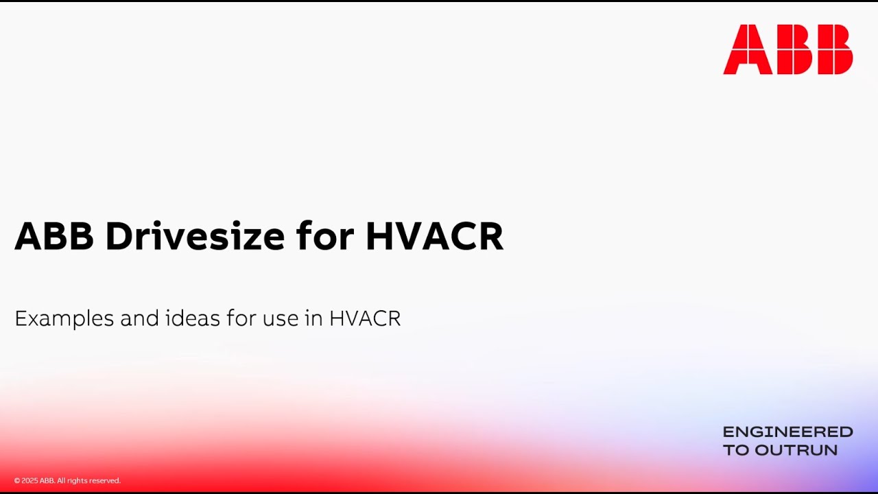 ABB Drivesize for HVACR