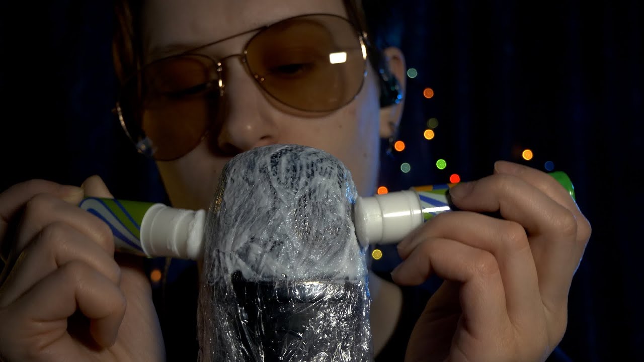 ASMR Covering Mic with Glue Stick