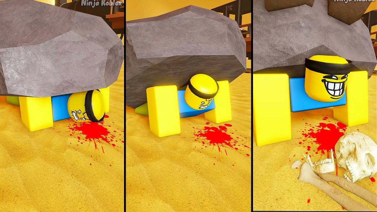 Roblox When Noob carries a rock ☠️ PT5 - Roblox Dead Rails || ROBLOX MIX