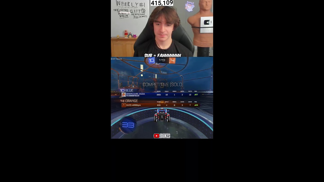 🔴THIS IS ROCKET LEAGUE 65/365 #shorts