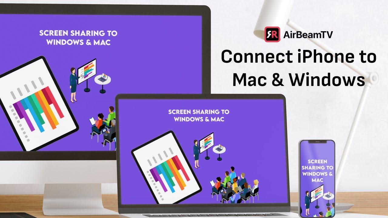 Screen Mirror your iPhone on a Mac or Windows PC | Tutorial 2025 | AirBeamTV
