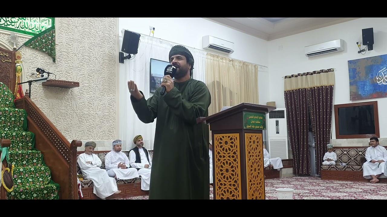 مقدم الحفل الأستاذ محمد القطري والشعر الولائي احمد النجفي بمناسبة مولد الإمام المهدي ع ٢ / ٢ / ٢٠٢٦م