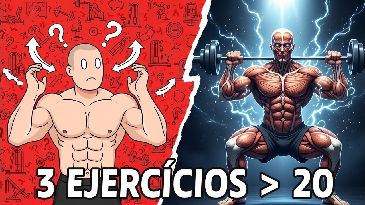 Estos 3 ejercicios cambiarán tu físico por completo.