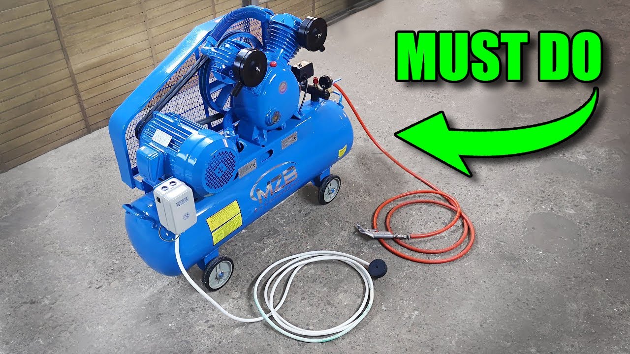 Make it last - Cheap China Air Compressor - unboxing, review, break in, oil change